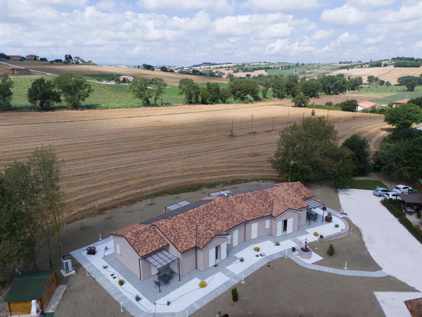 La Casa Nel Verde Apartamento Recanati Exterior foto